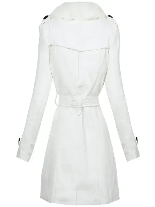 ELEGANT COAT HALIE white