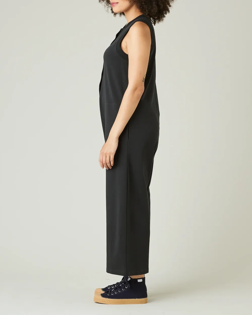 COTTON JERSEY JUMPSUIT