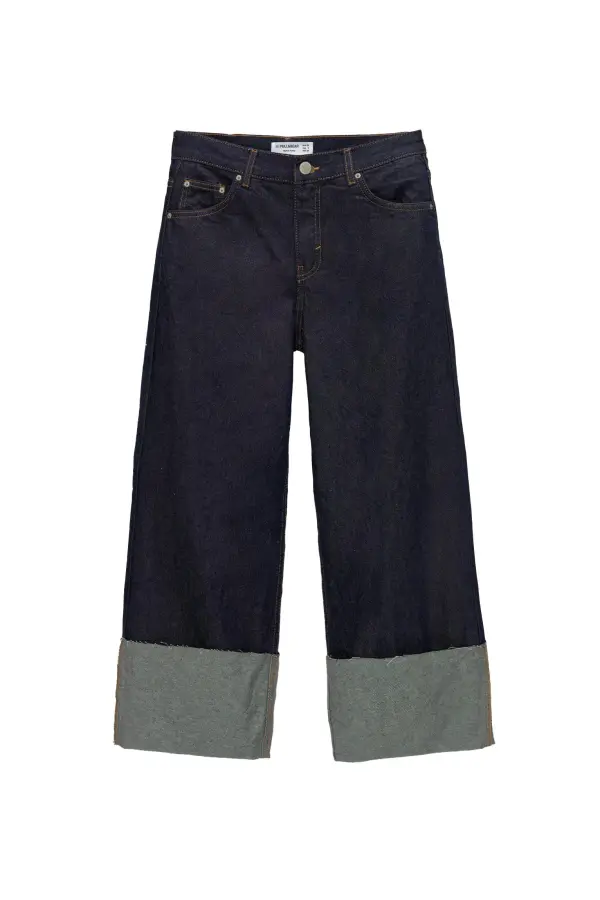Jeans baggy vuelta bajo