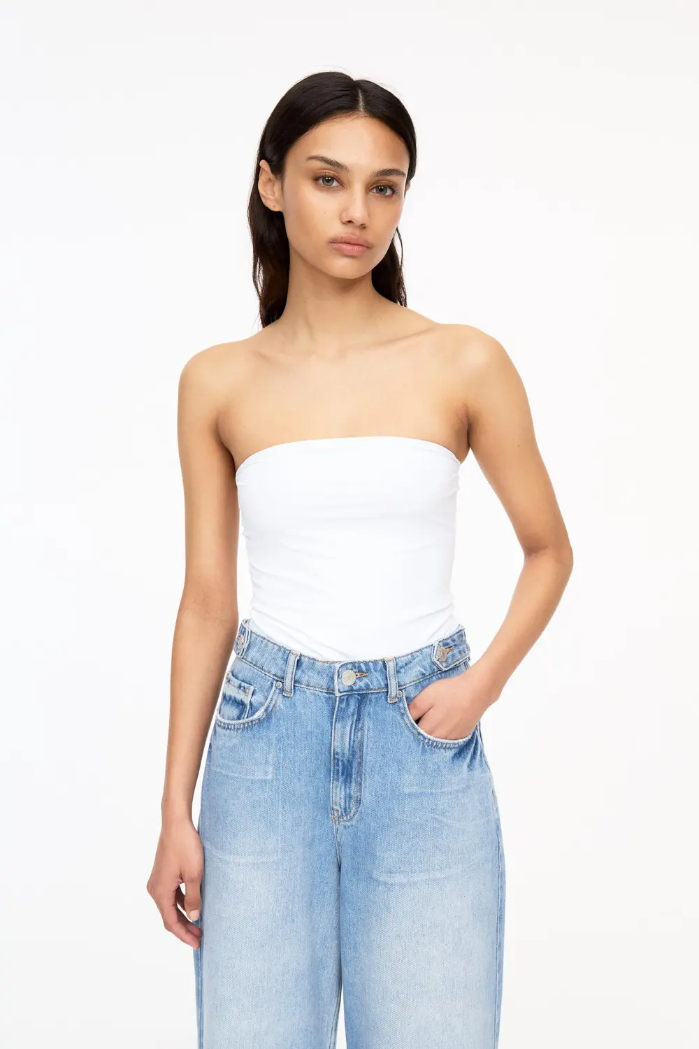 Pack of 2 strapless tops