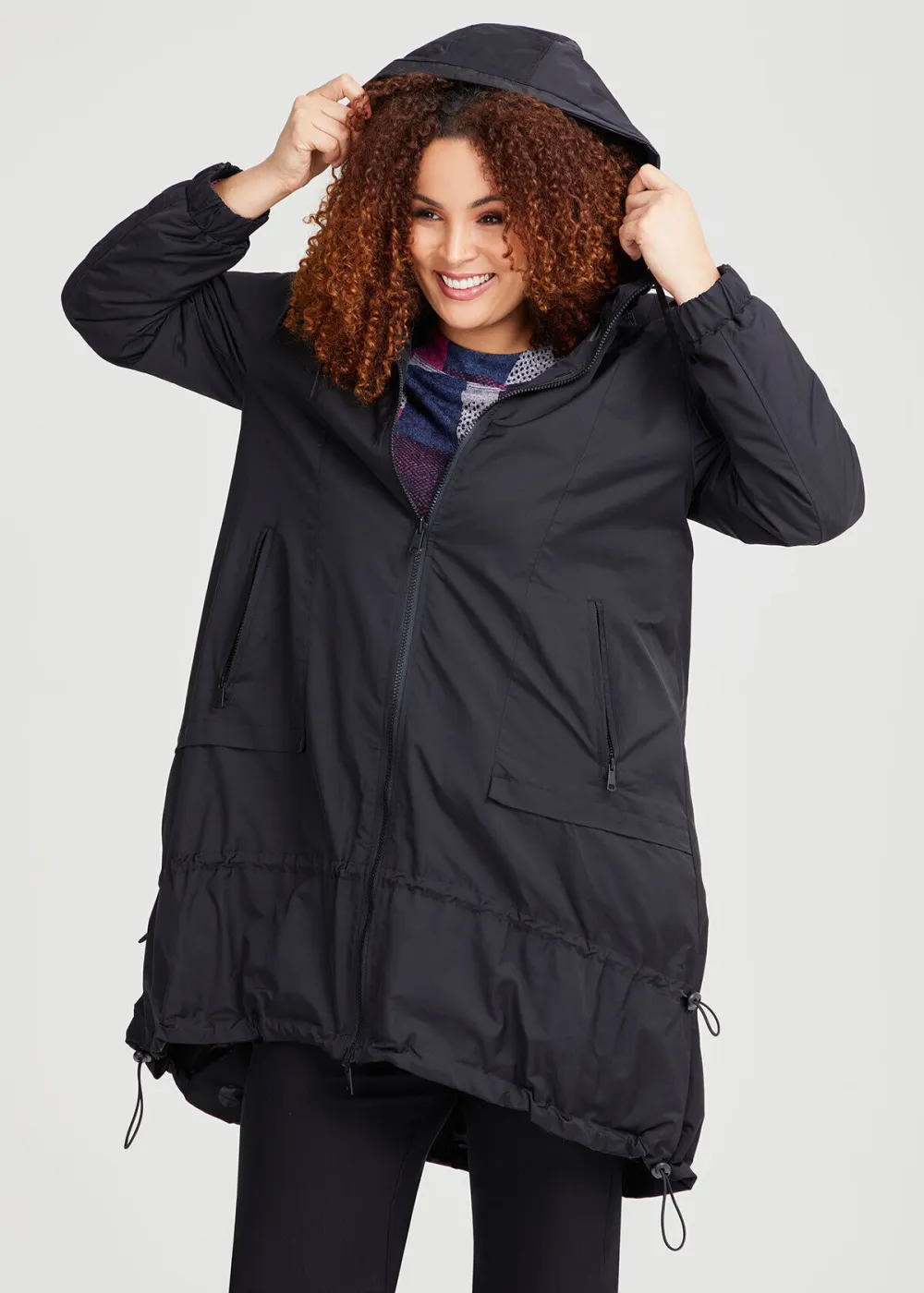 Spot Puffer Jacket Black