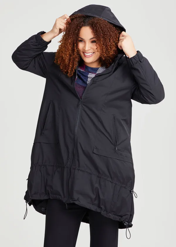 Spot Puffer Jacket Black