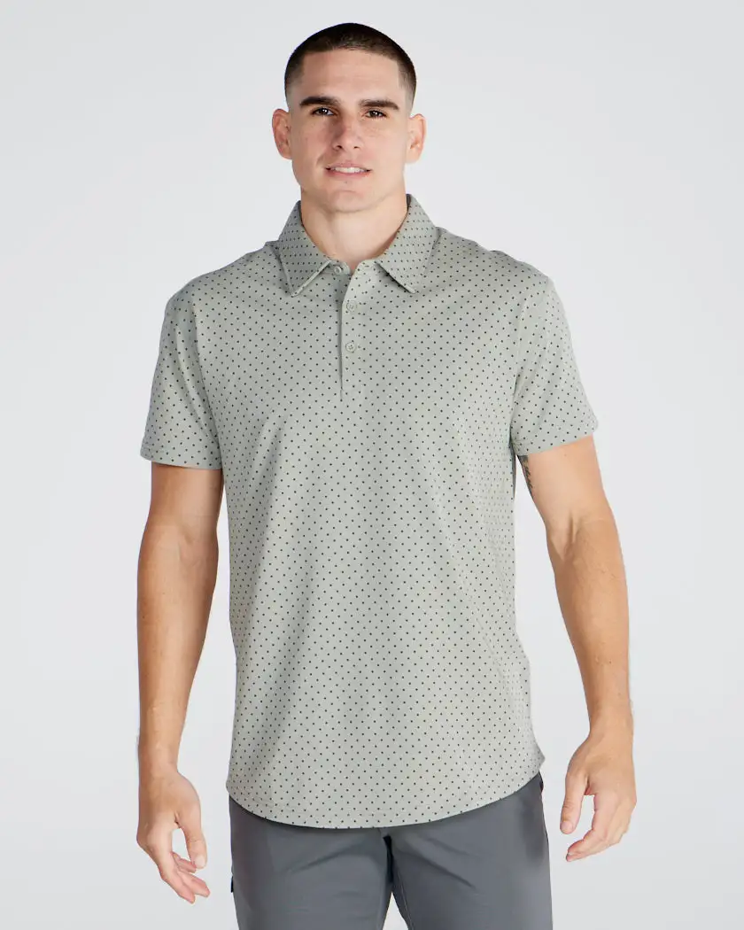 Drop-Cut: Lux Dotted Polo