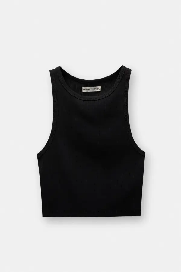 Basic cropped tank top