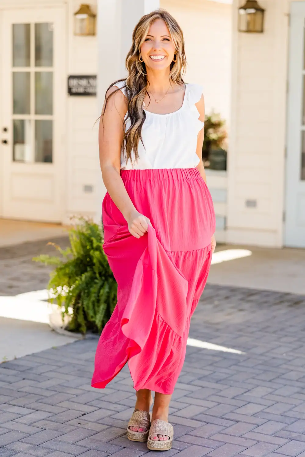 Be That Girl Skirt, Hot Pink