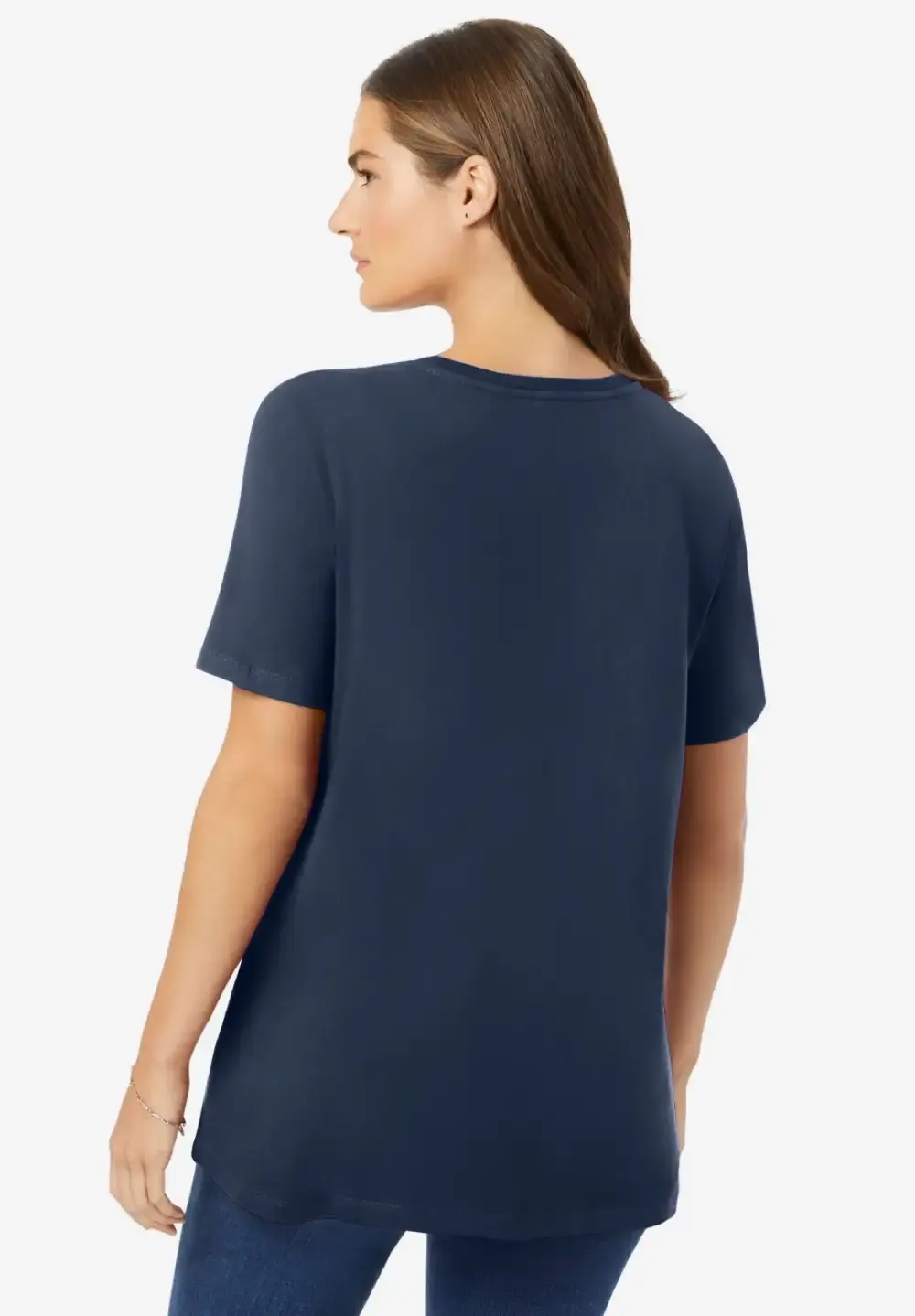 Perfect Short-Sleeve Crewneck Tee