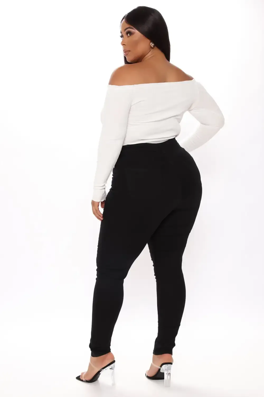 Heaven Sent Skinny Jeans - Black