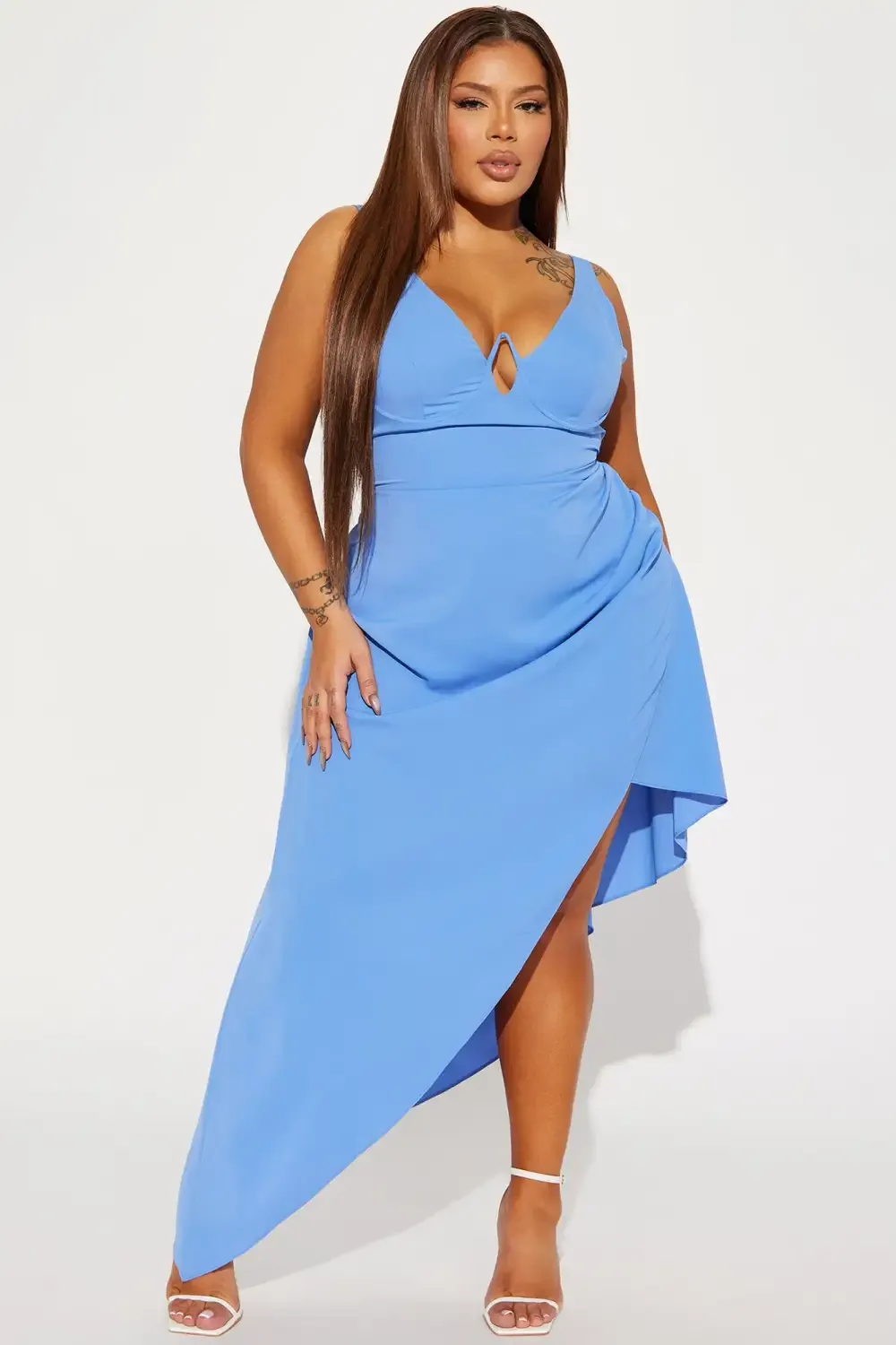 Radio Moves Maxi Dress - Blue