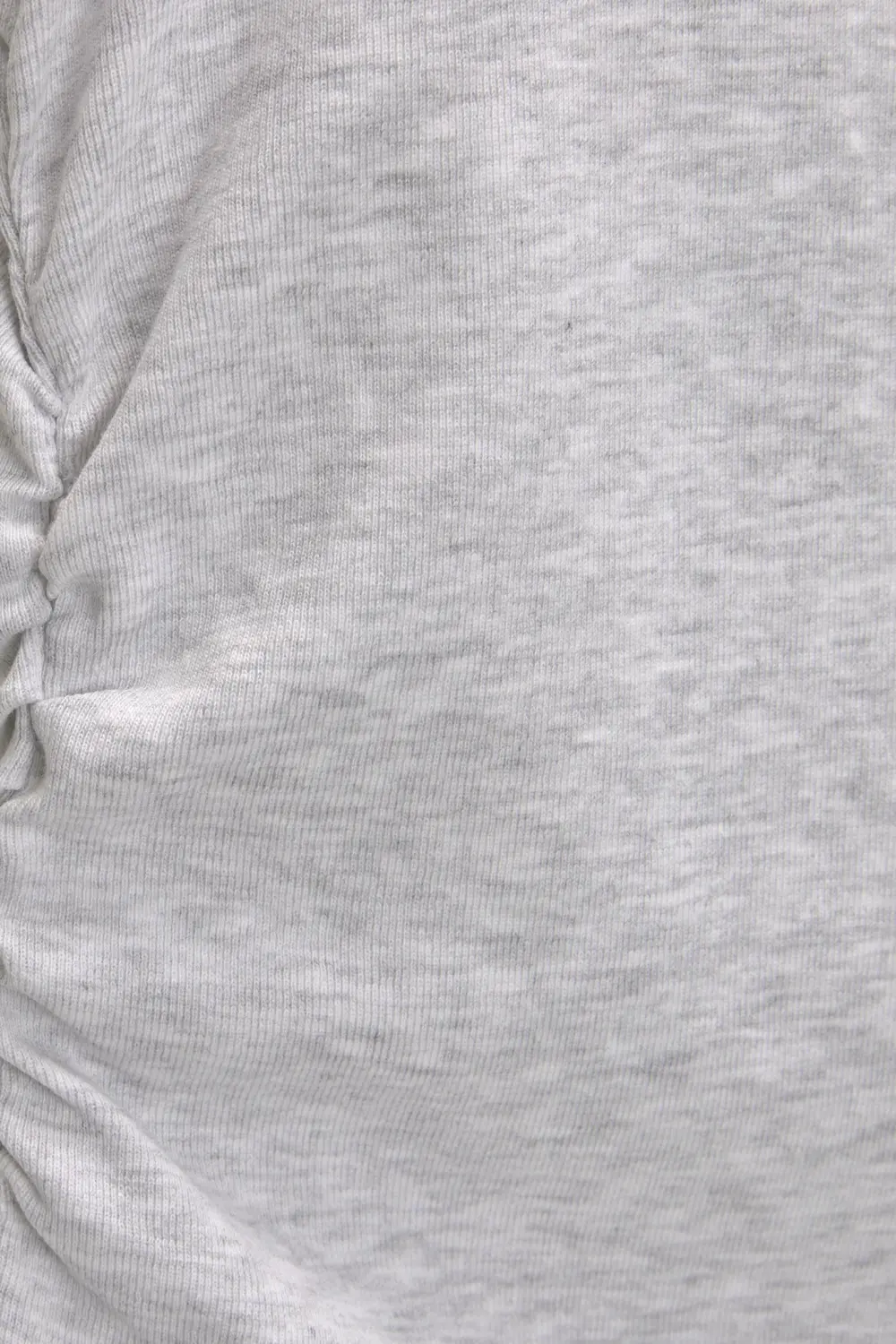 High neck gathered top