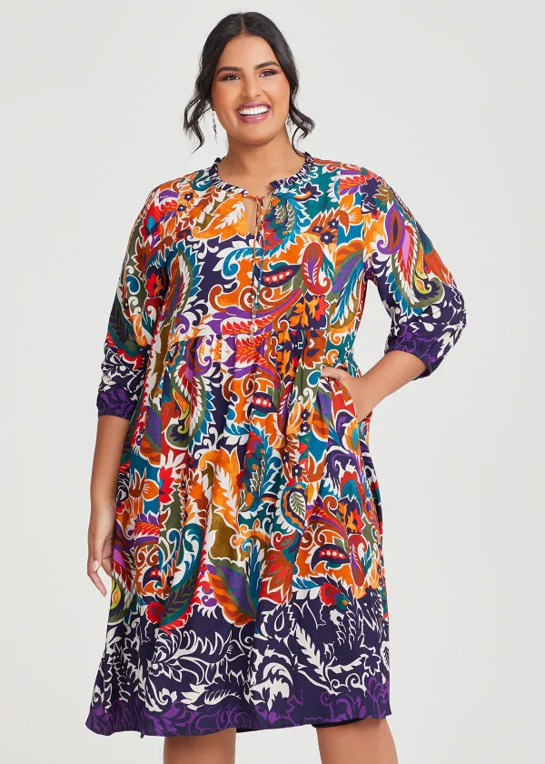Natural Winter Hues Dress