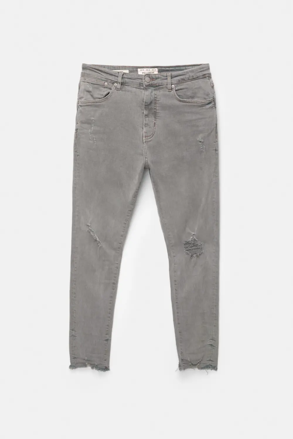 Ripped carrot fit jeans
