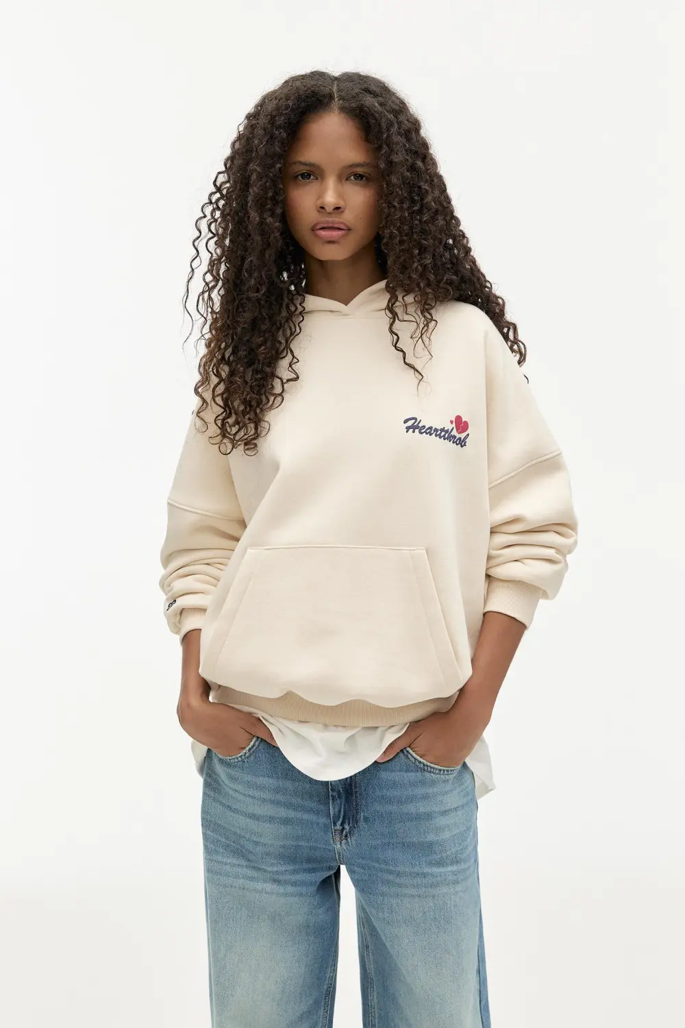 Sudadera capucha corazón roto