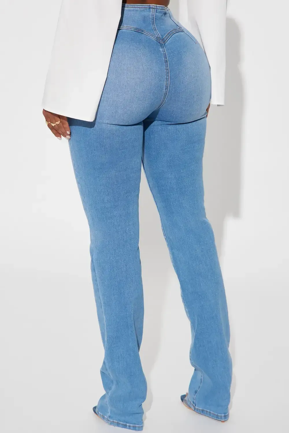 Savannah Booty Lifter Stretch Bootcut Jean - Medium Wash
