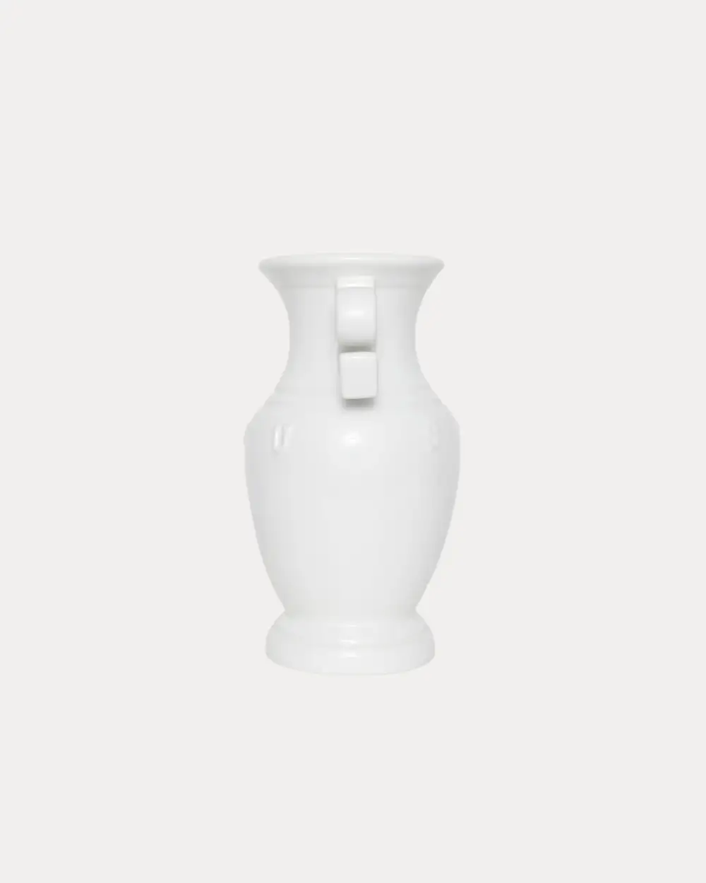 S HANDLE CERAMIC VASE