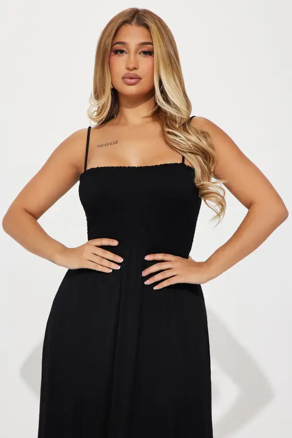 Holly Maxi Dress - Black