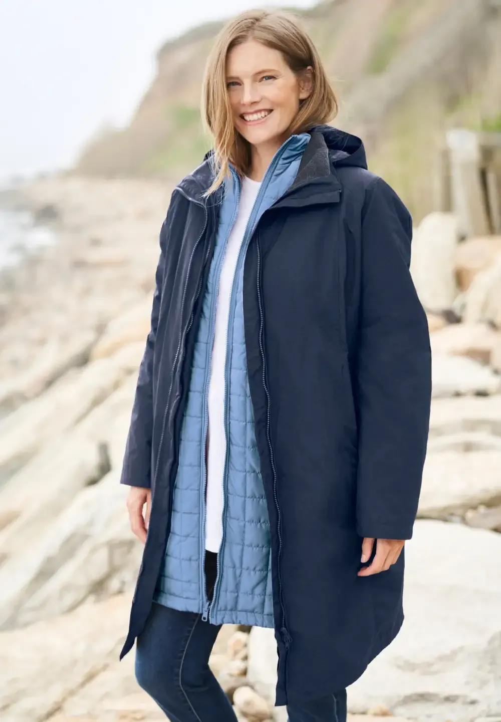 3-in-1 Hooded Taslon® Jacket