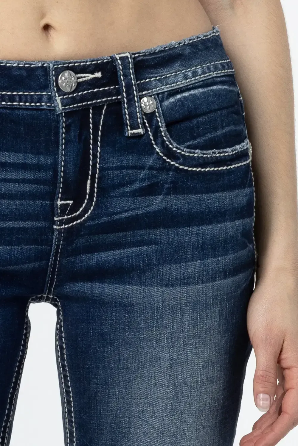 Hazel Feathers Bootcut Jeans