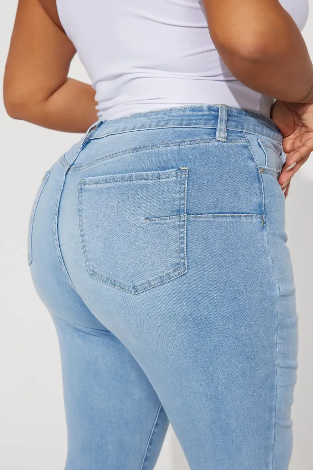 All The Right Places Sculpting Stretch Skinny Jeans - Light Wash