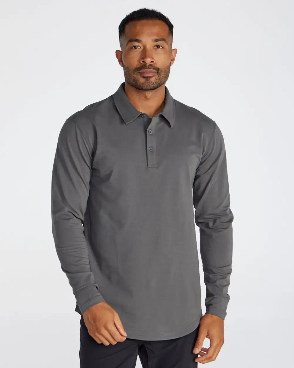 Drop-Cut Long Sleeve: Lux Polo