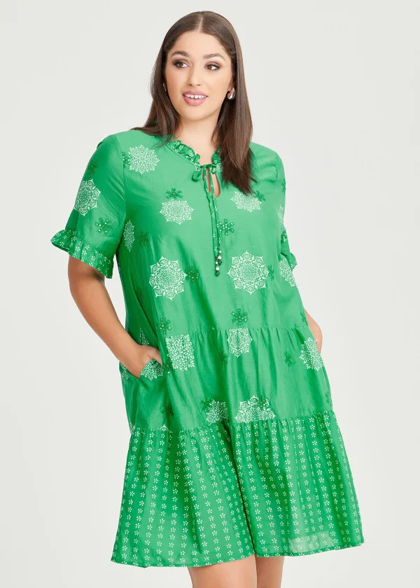 Sparkle Cotton Voile Dress