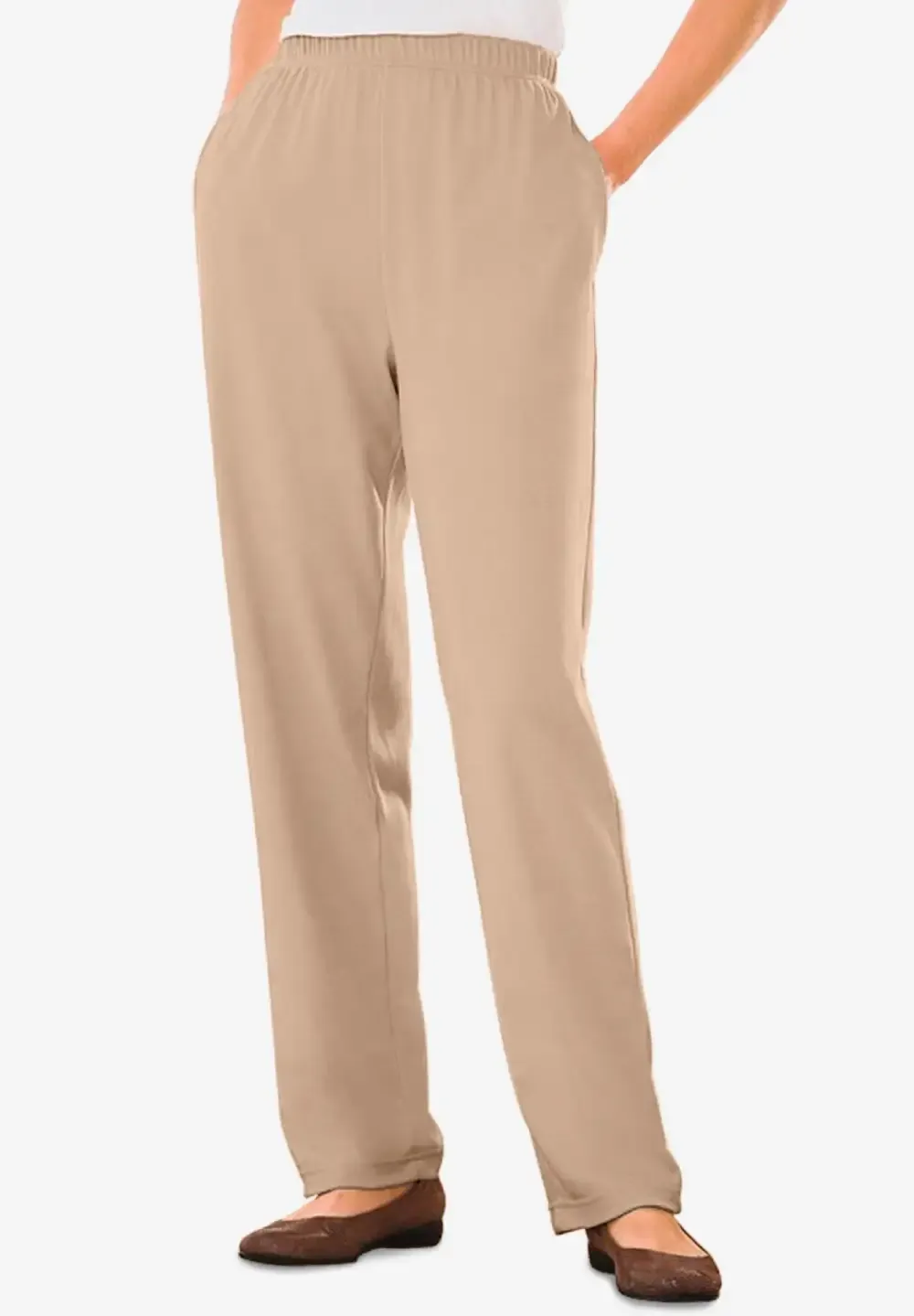 7-Day Knit Straight Leg Pant