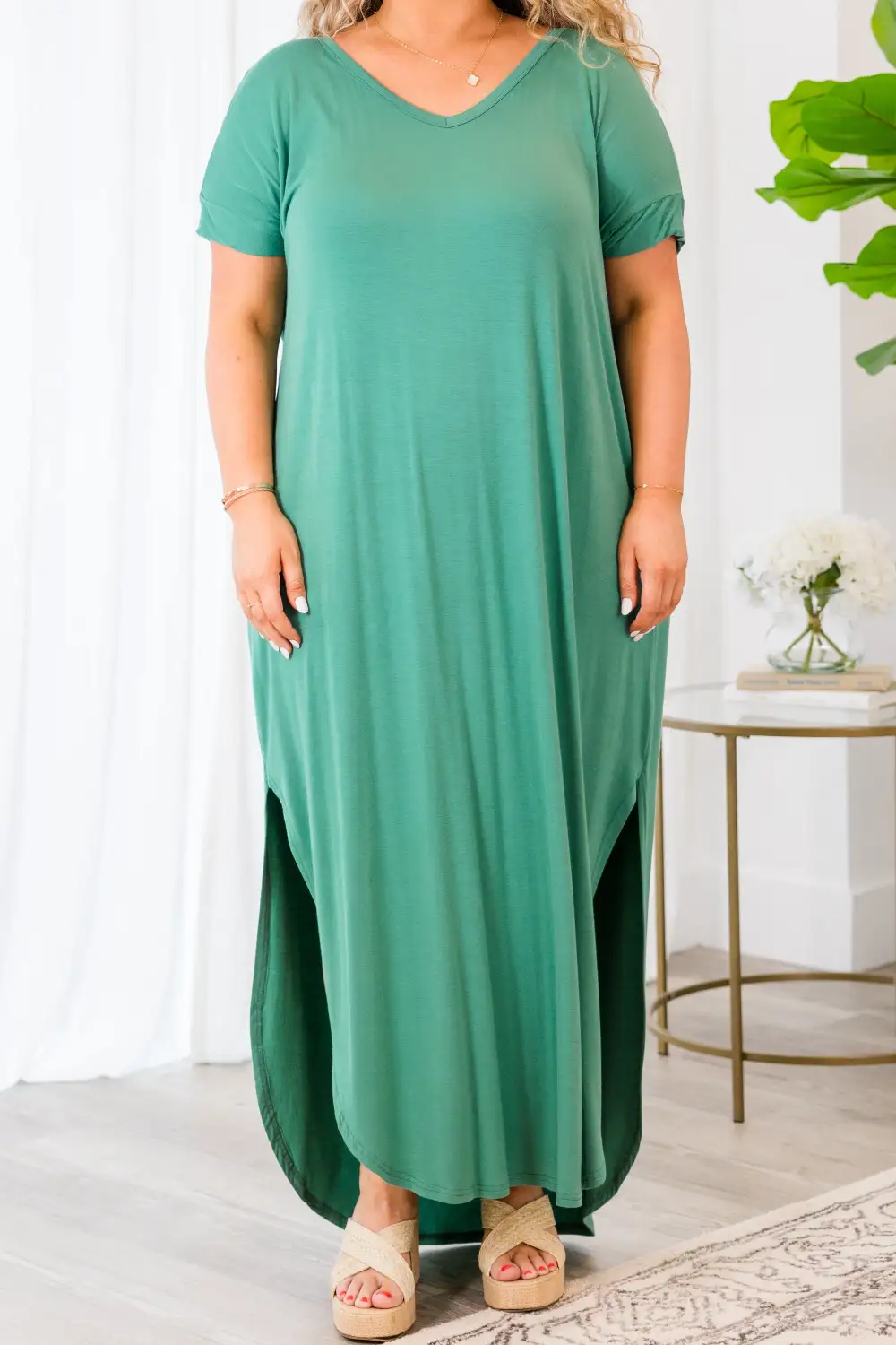 Enchanting Memory Maxi Dress, Sage