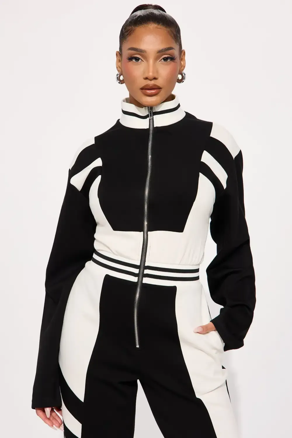 Running On Coffee Jumpsuit - Black/combo