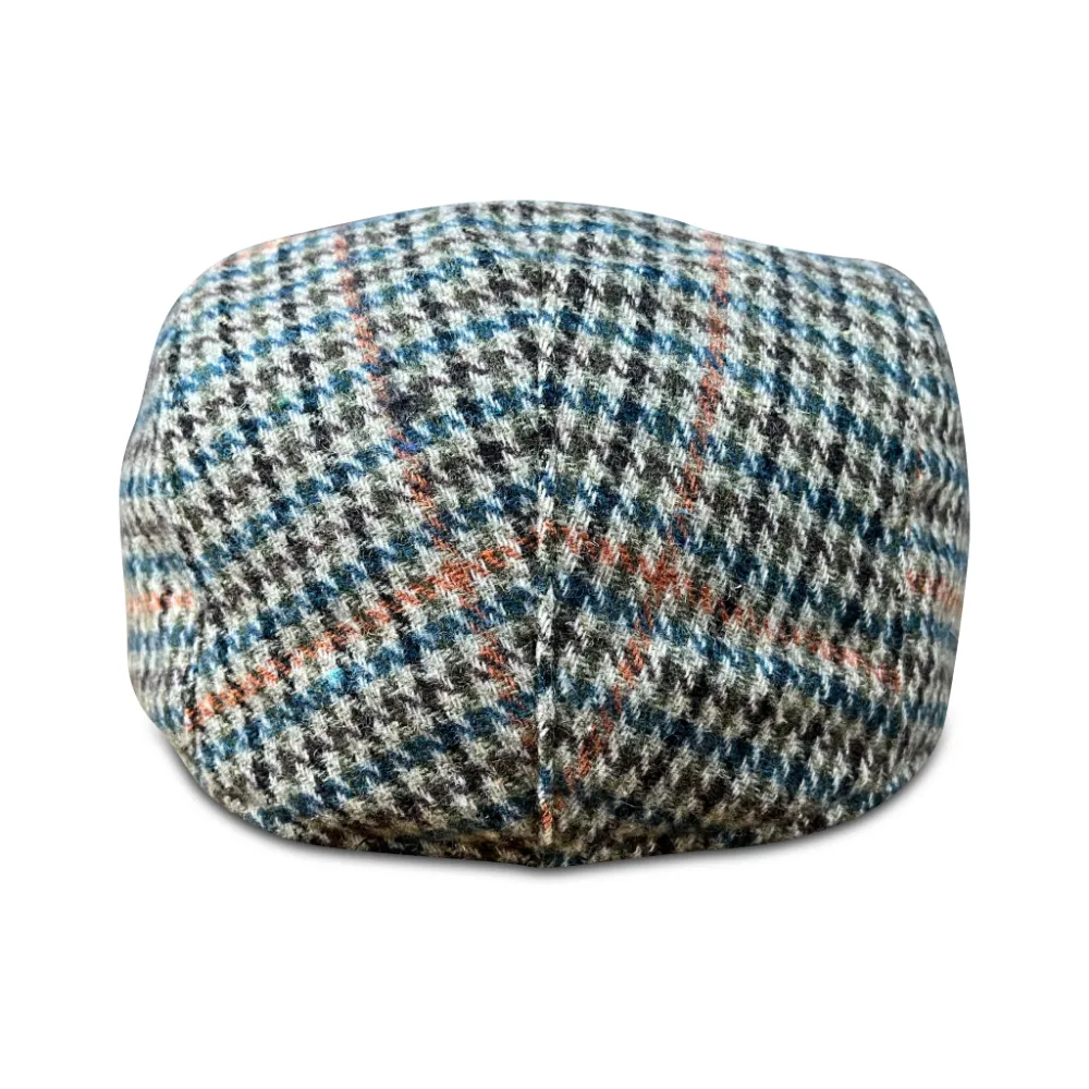 The Hound Boston Scally Cap - Tan Houndstooth