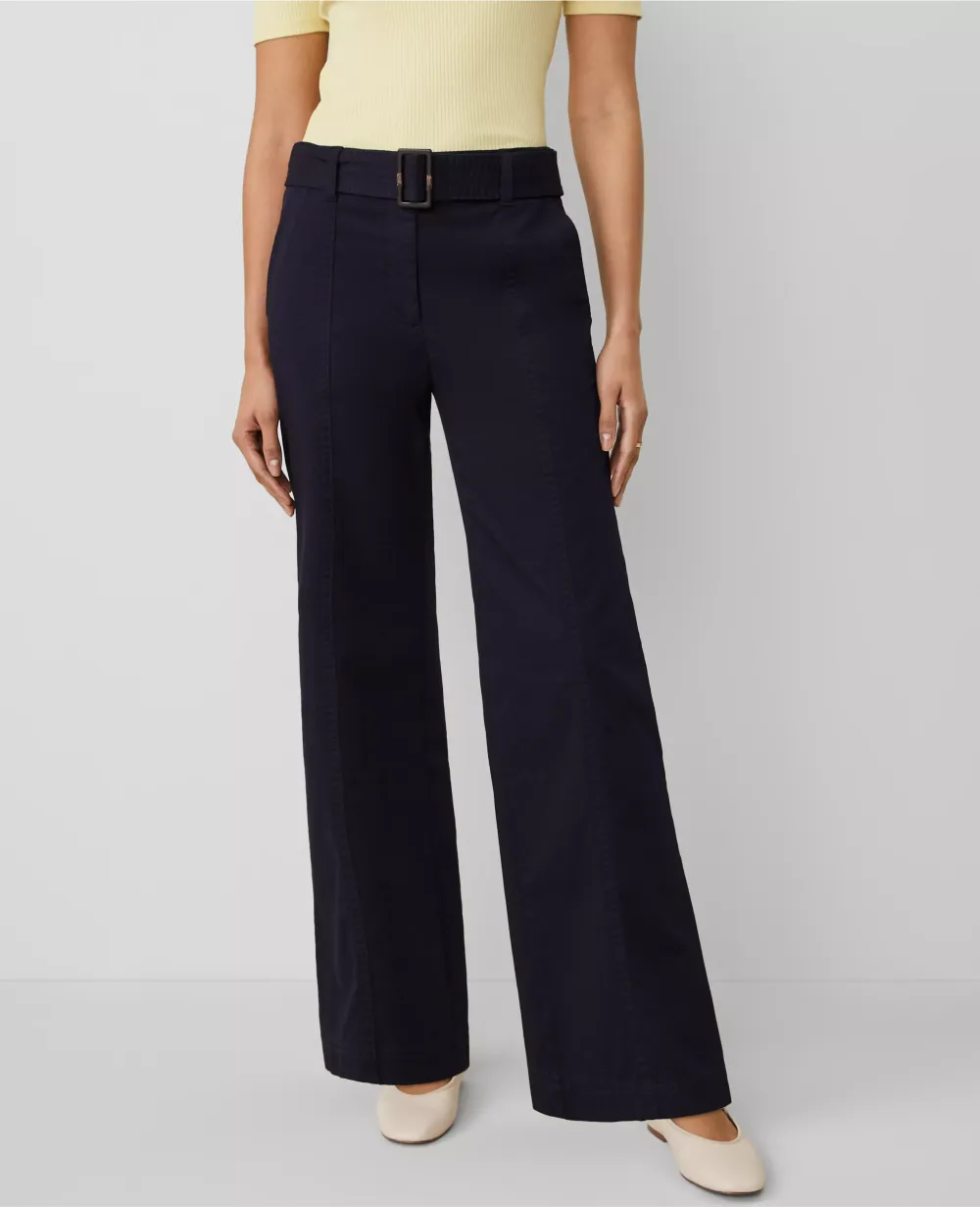 Weekend Collection Belted Utility Pant