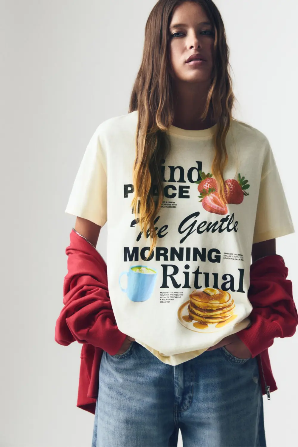 Camiseta gráfico comida