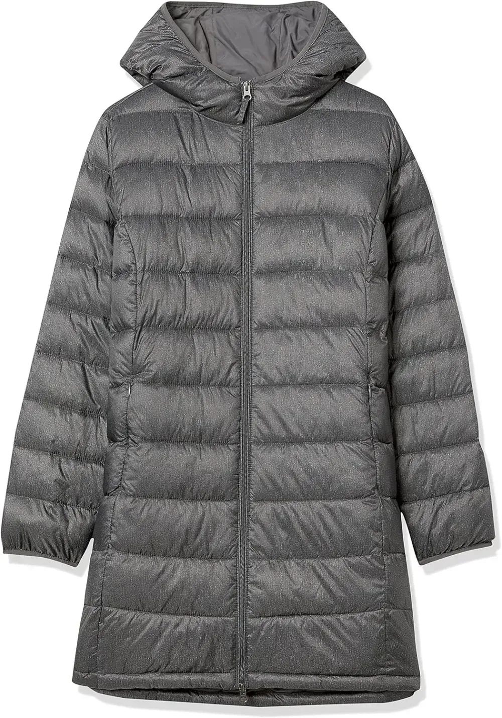 Women's Lightweight Water-Resistant Hooded Puffer Coat (Available in Plus Size)