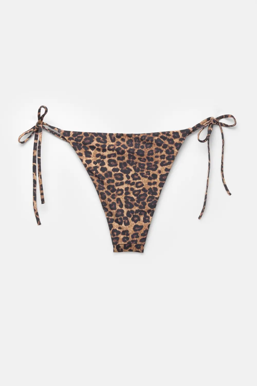 Leopard print bikini bottoms