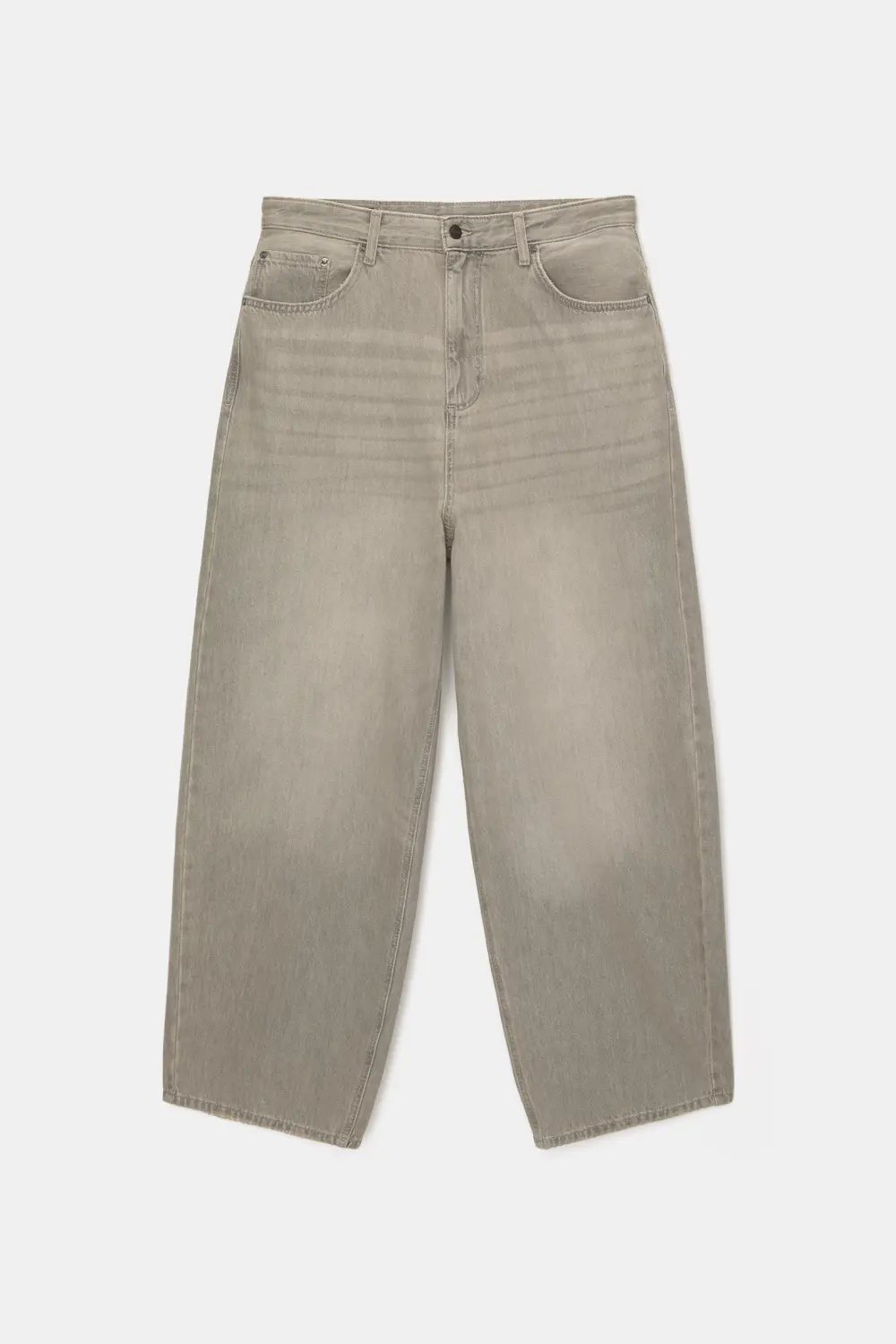 Super baggy washed finish jeans