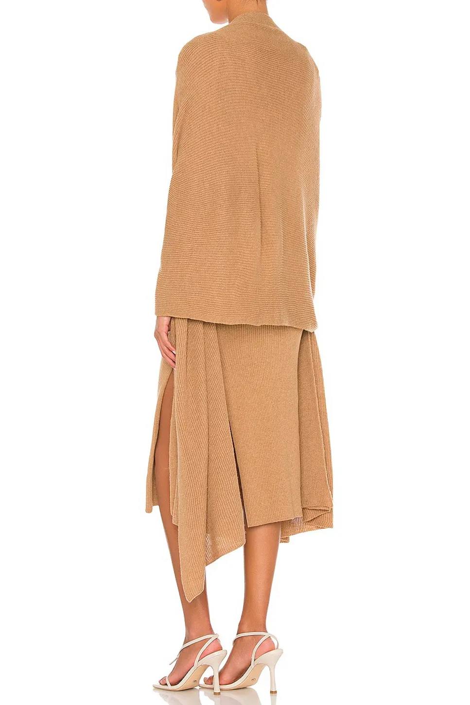 Dress With Detachable Shawl