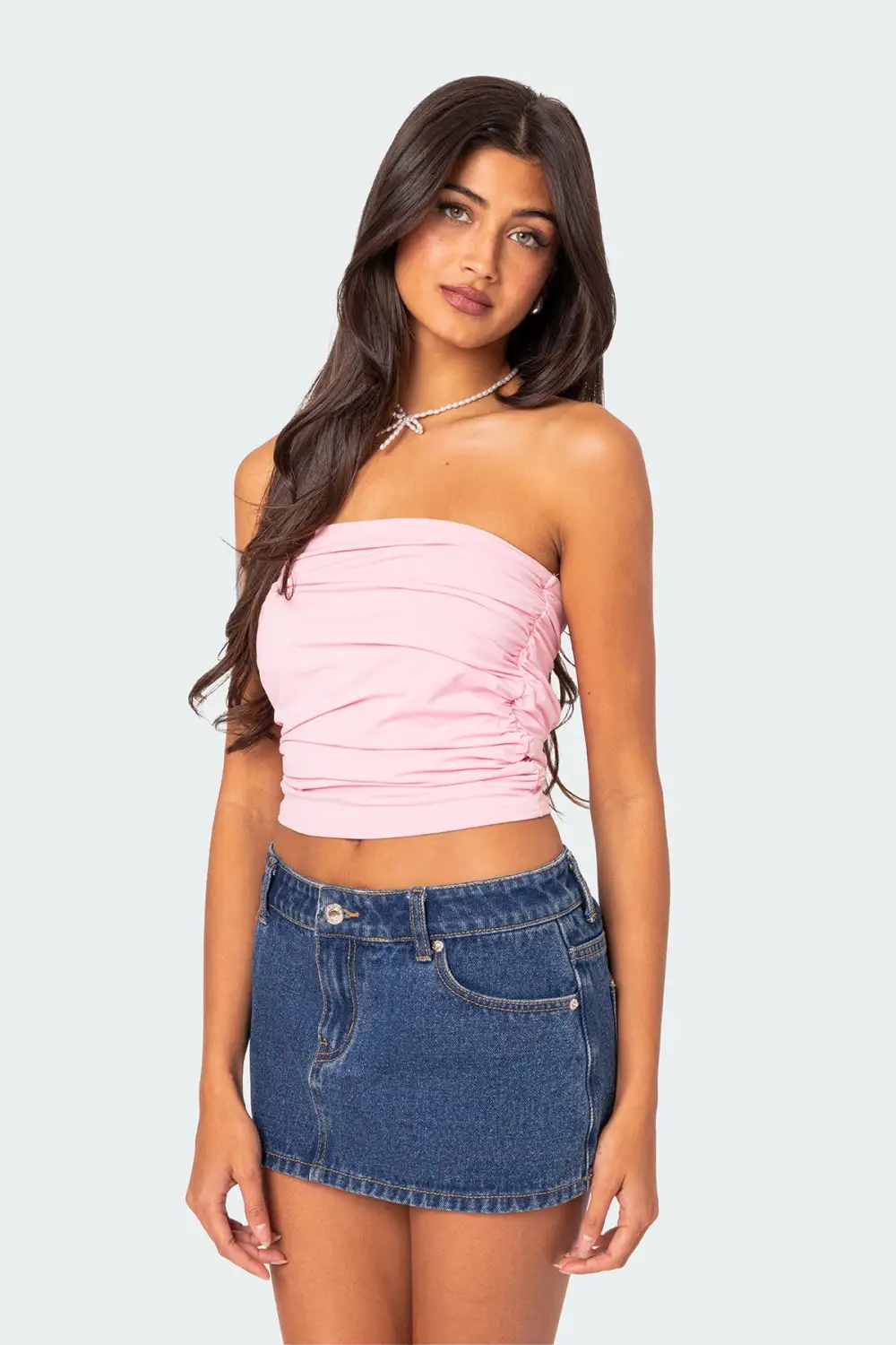 Isabella Ruched Tube Top
