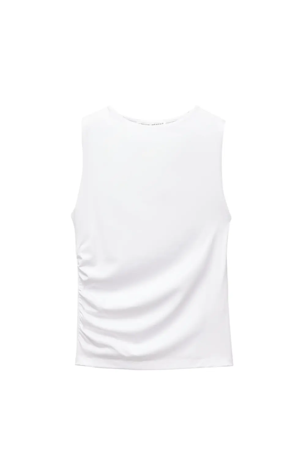 Gathered polyamide top