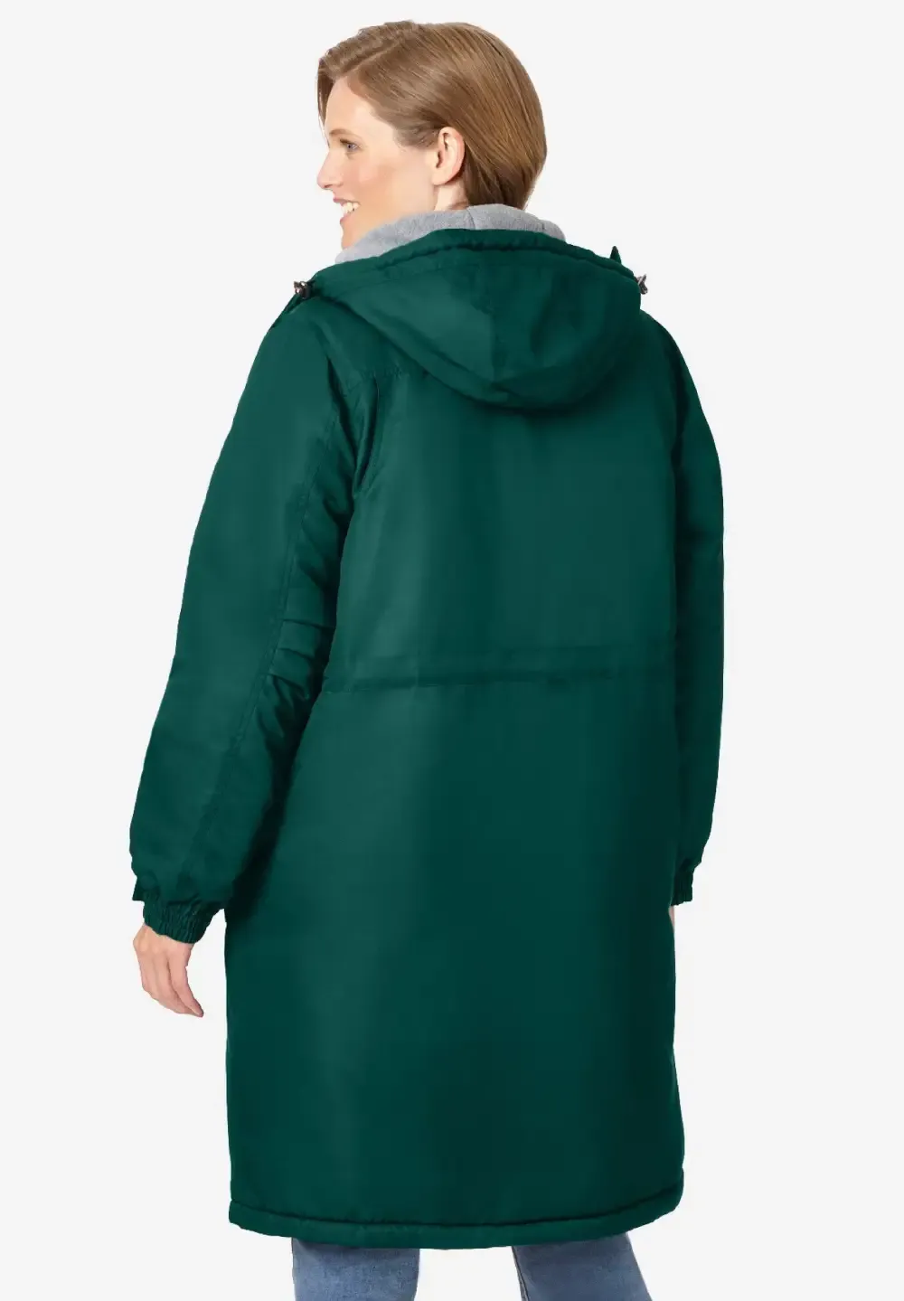 Mid-Length Microfiber Parka
