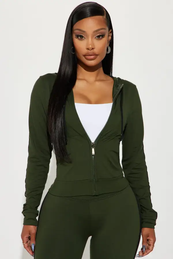 Tennis Courts III Zip Set - Olive