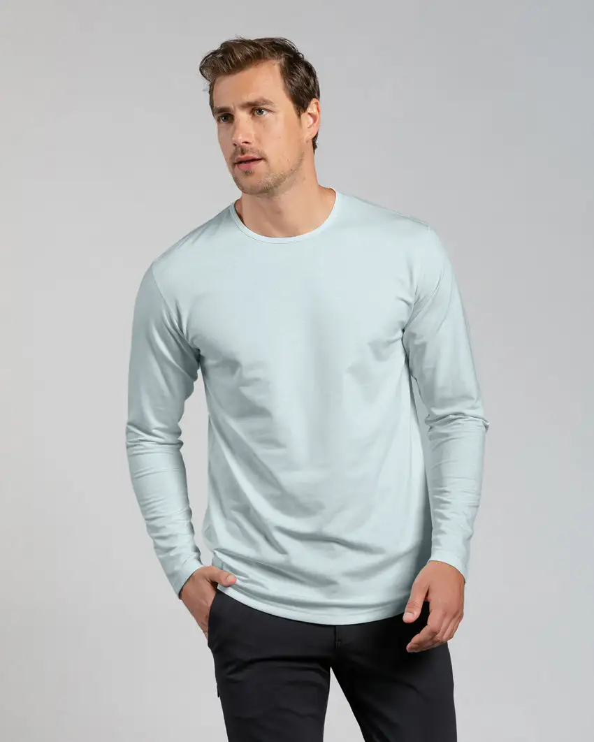 Drop-Cut Long Sleeve: Lux