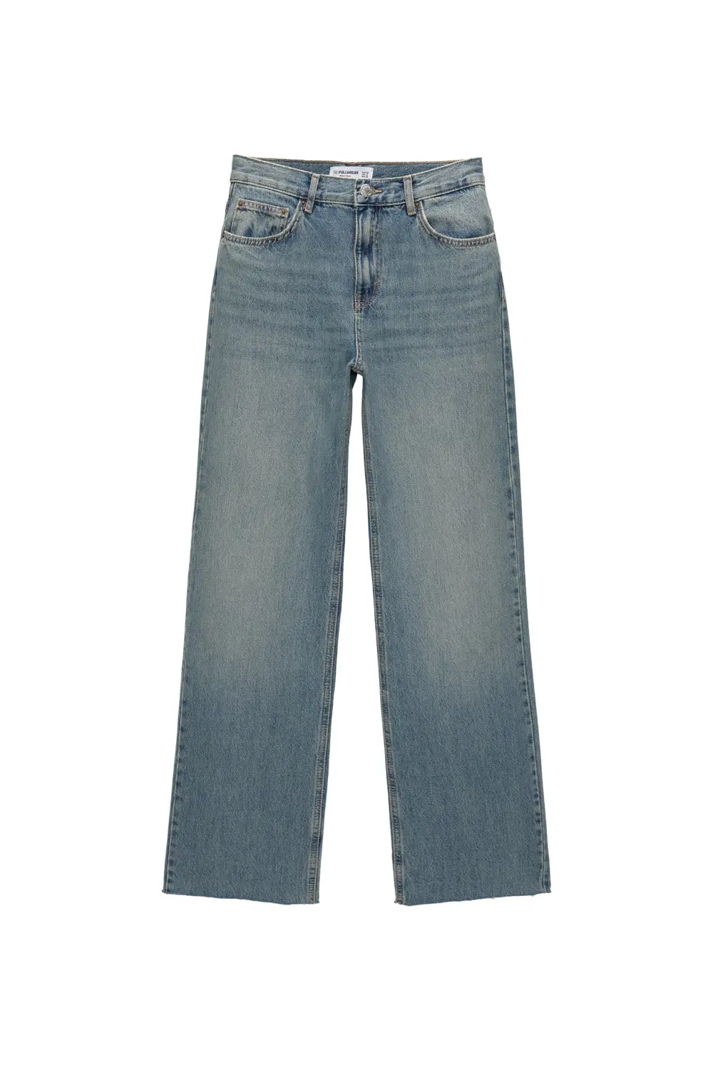 Jeans rectos tiro alto