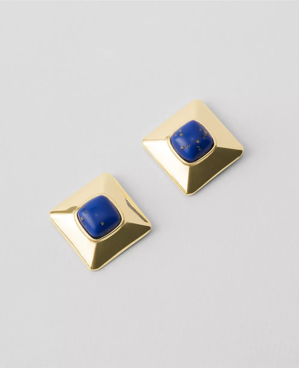 Square Stud Earrings