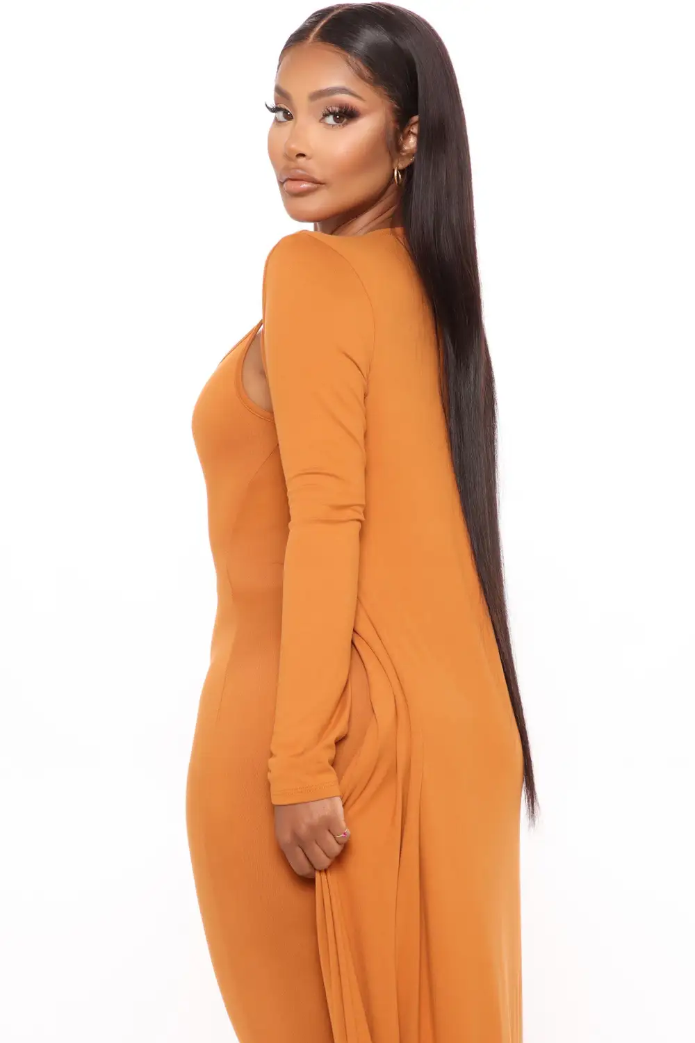 Nova Charmer Jumpsuit Set - Camel