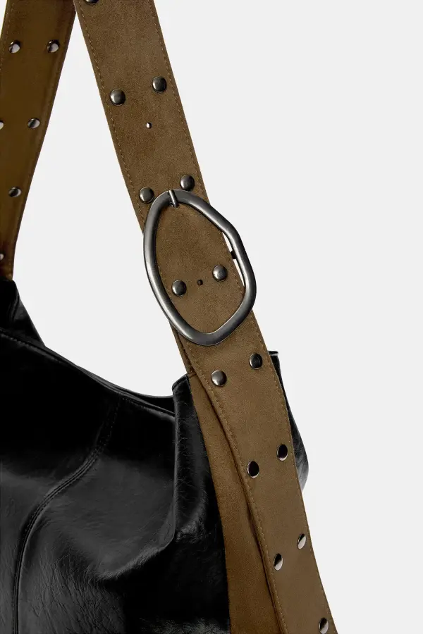 Bolso shopper contraste