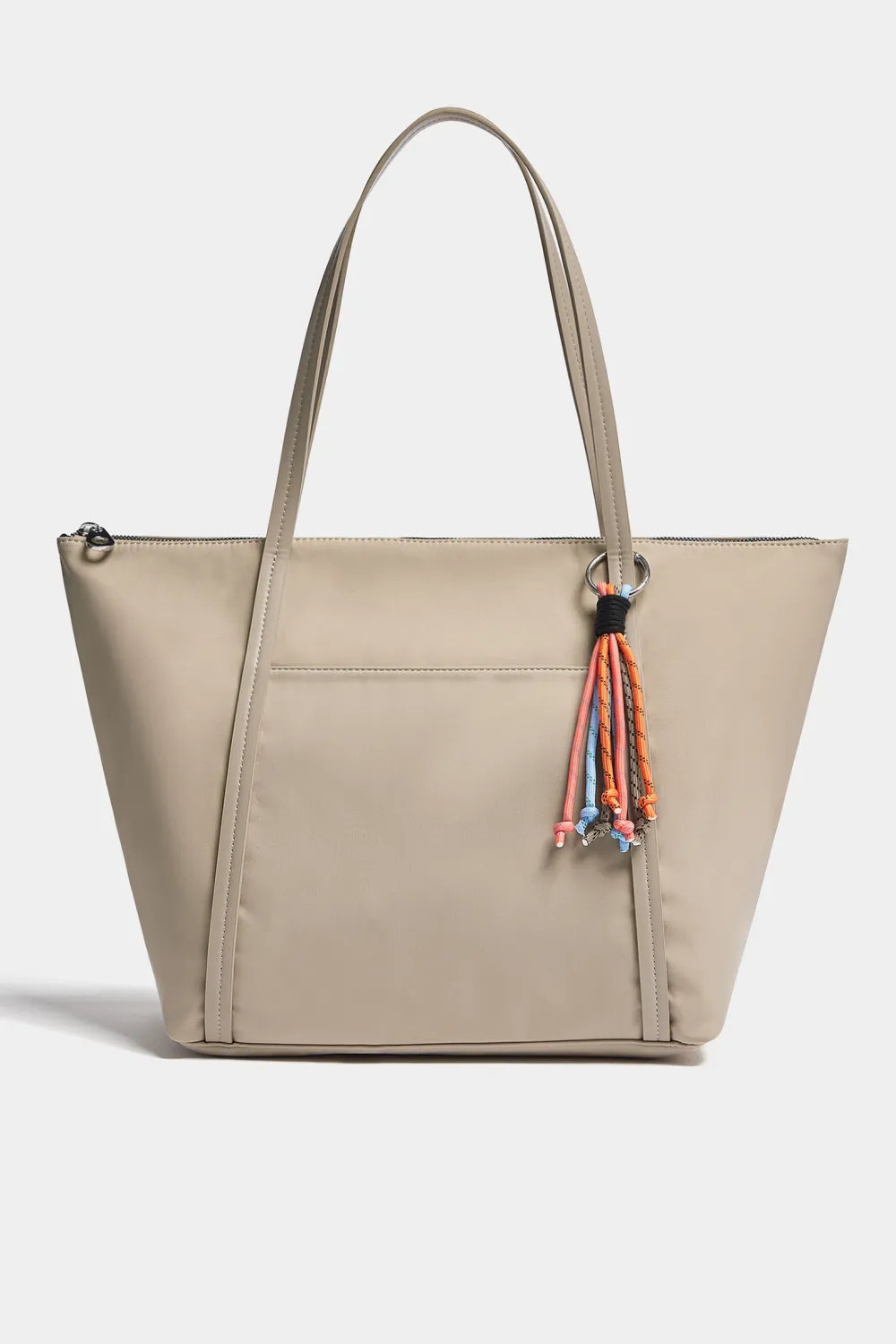 Bolso shopper nylon adorno