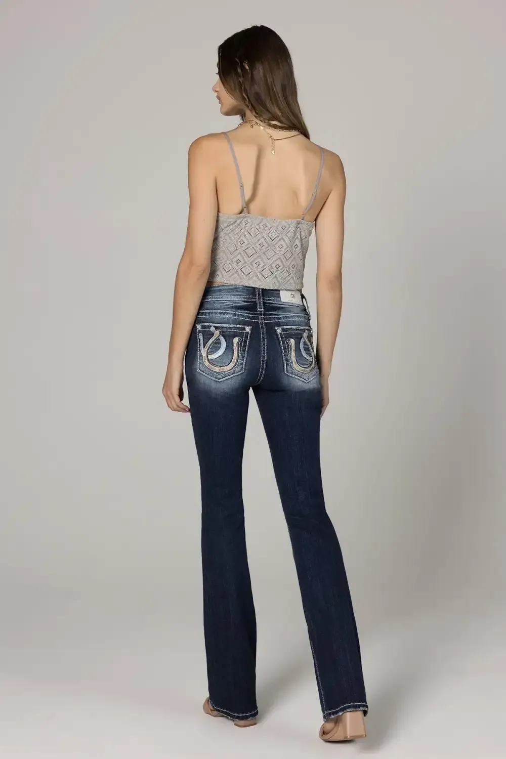 Double Horseshoe Bootcut Jeans