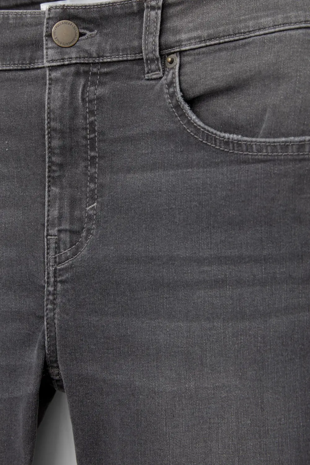 Jeans skinny tiro medio