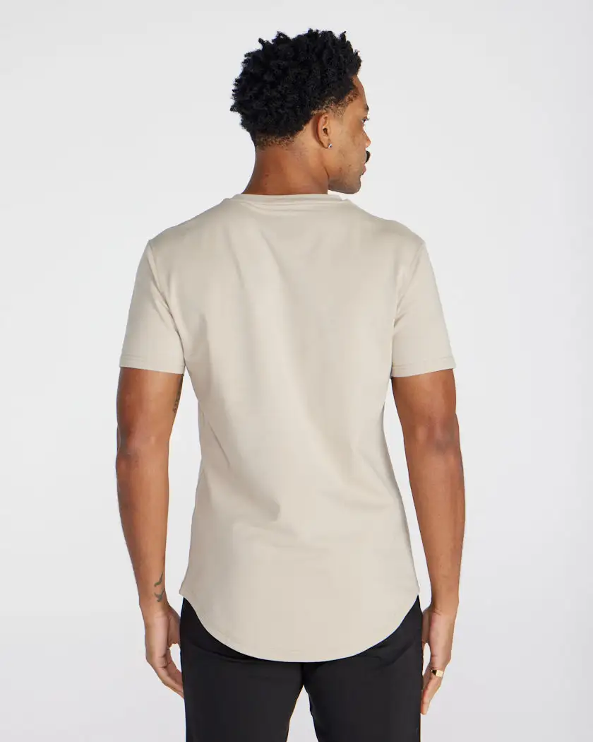 Drop-Cut V-Neck: Lux