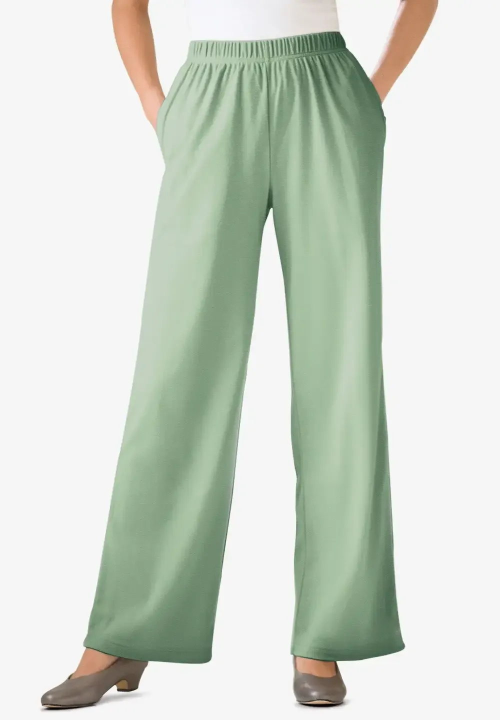 7-Day Knit Wide-Leg Pant