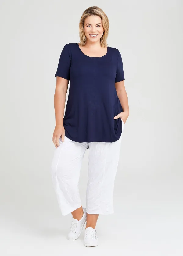 Bamboo Base Short Sleeve Top