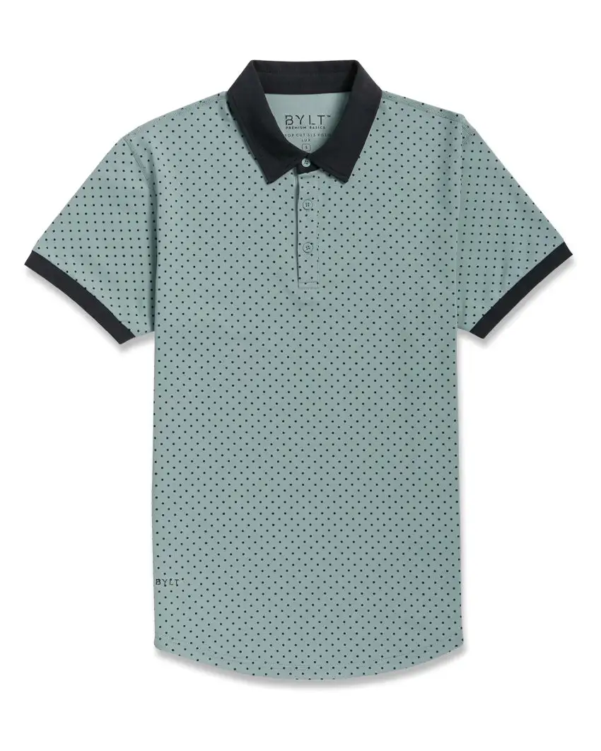 Drop-Cut: Lux Dotted Polo